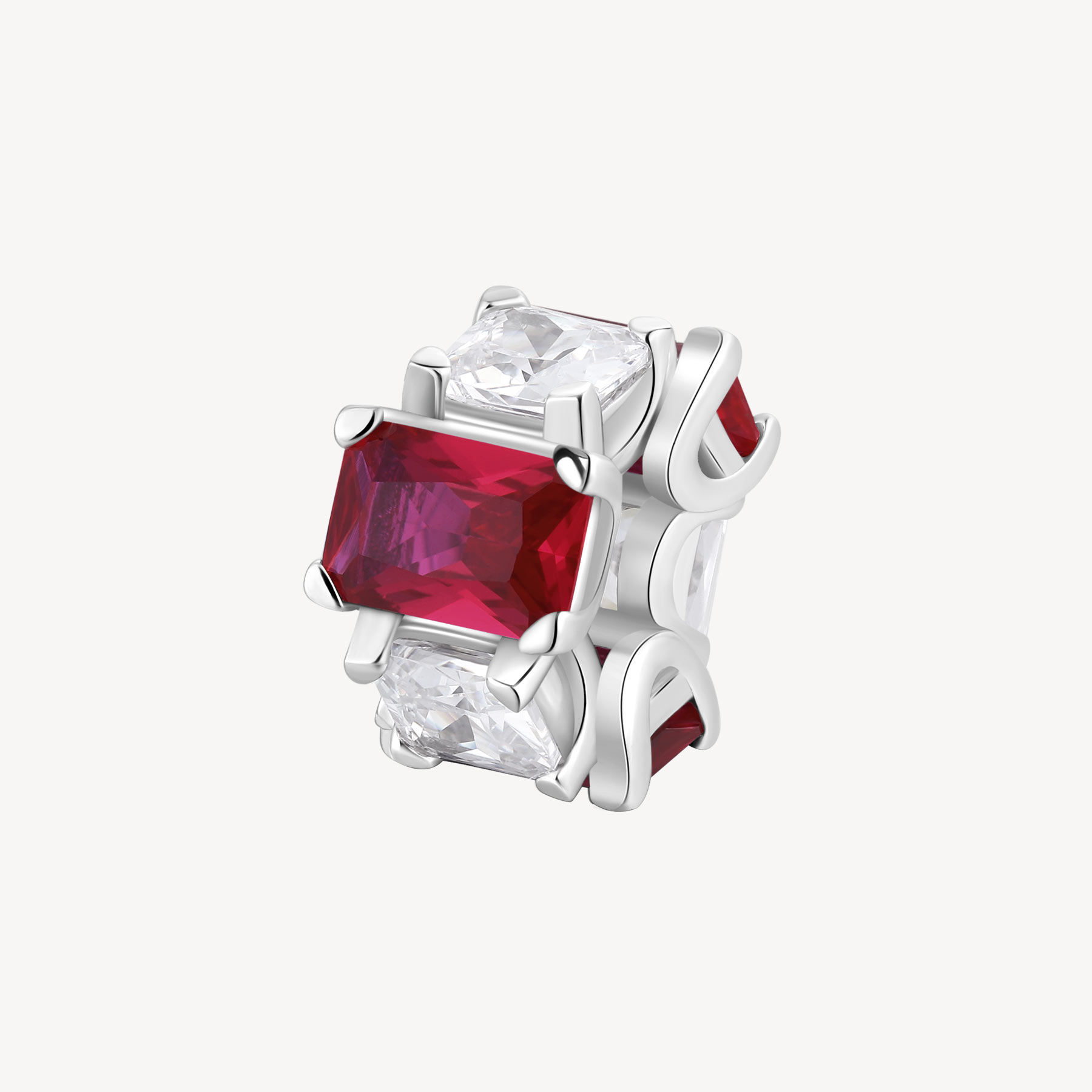 ESPRIT Iocony – Ciondolo Lettera Z In Argento Sterling 925 Rodiato, Con Moschettone, Gioiello Elegante Per Donna, Regalo In Scatola
