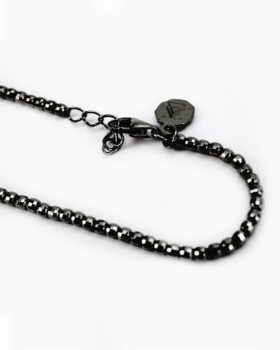 NOVE25 BRACCIALE PLACCATO RUTENIO DISCO 300