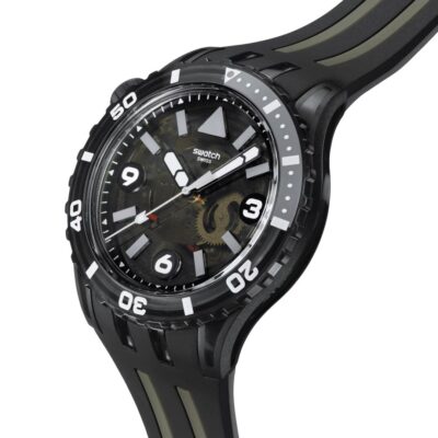 SWATCH SCUBAQUEA BLACK SEA NETTLE - SSCU09B100