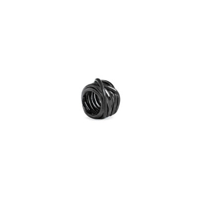 AN1005B-N – Anello Filodellavita Mini, 13 Fili in Oro Bianco 9kt con Rodio Nero