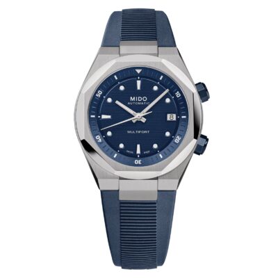 Orologio MIDO Multifort 8 Two CrownsM047.507.17.041.00 Blue - Ø 38.4 x 40mm